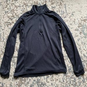 Black Nike 1/2 zip